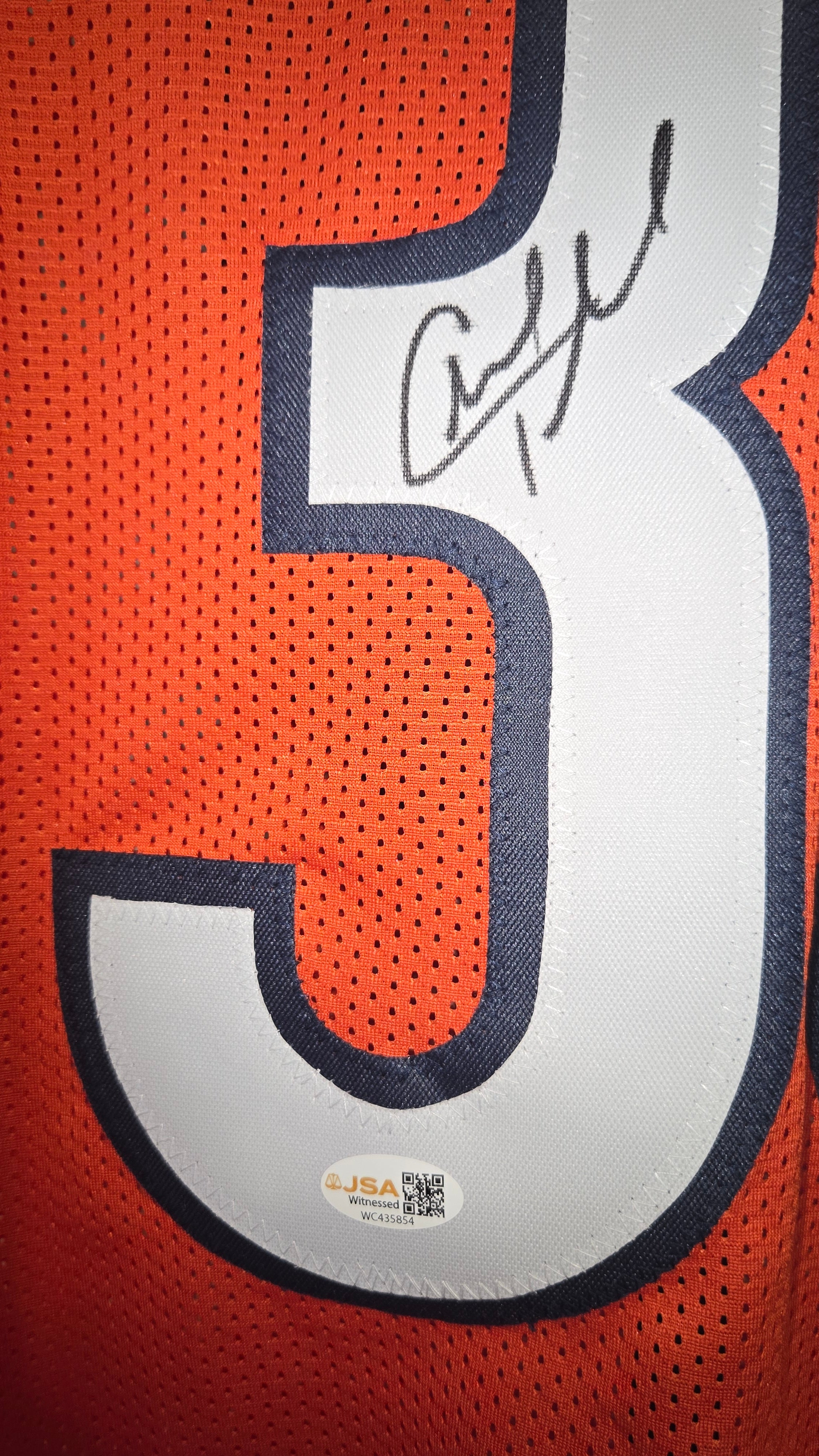 Charles "Peanut" Tillman JSA Certified Autographed Custom Jersey