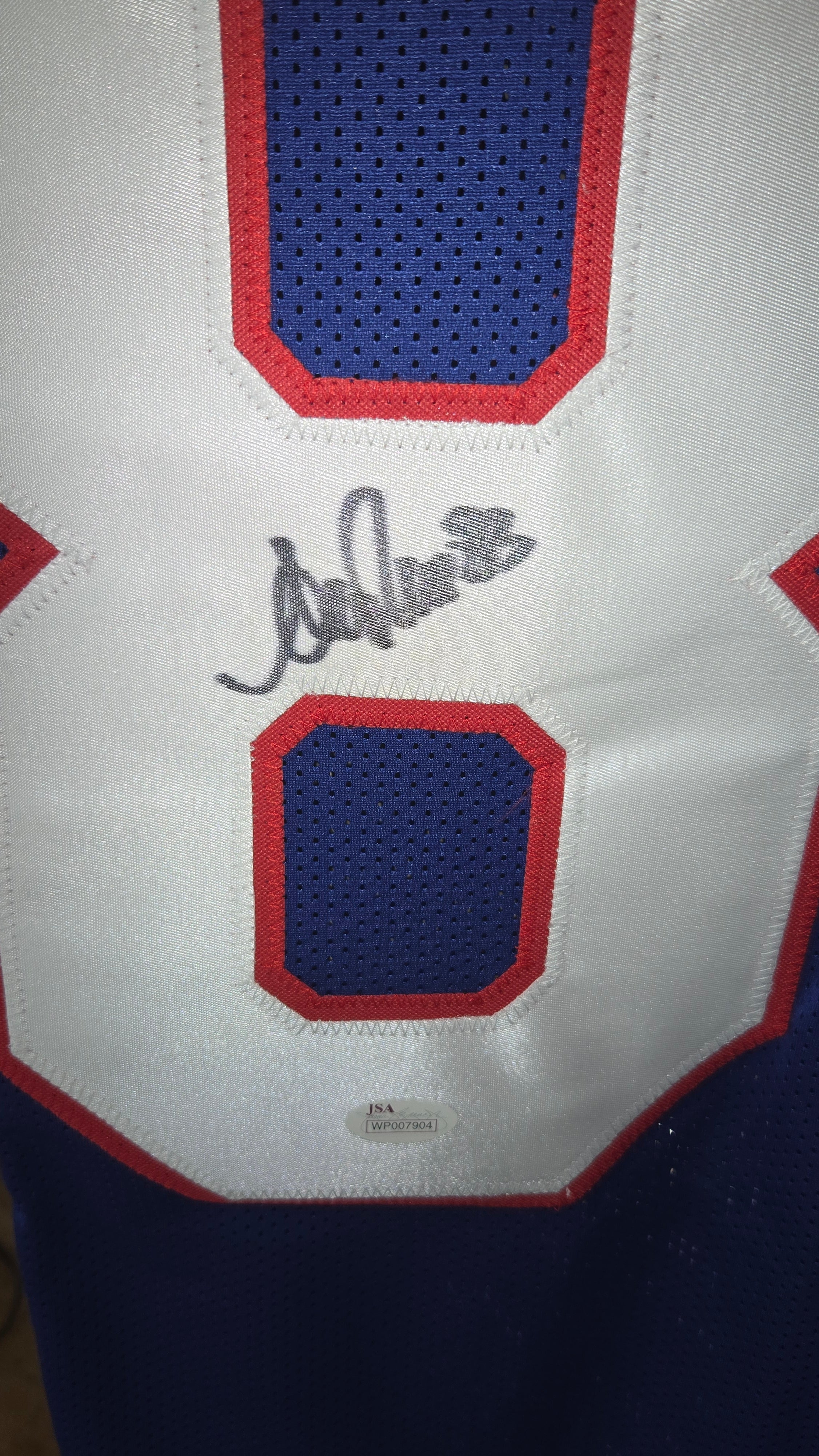 Andre Reed JSA Certified Autographed Custom Jersey