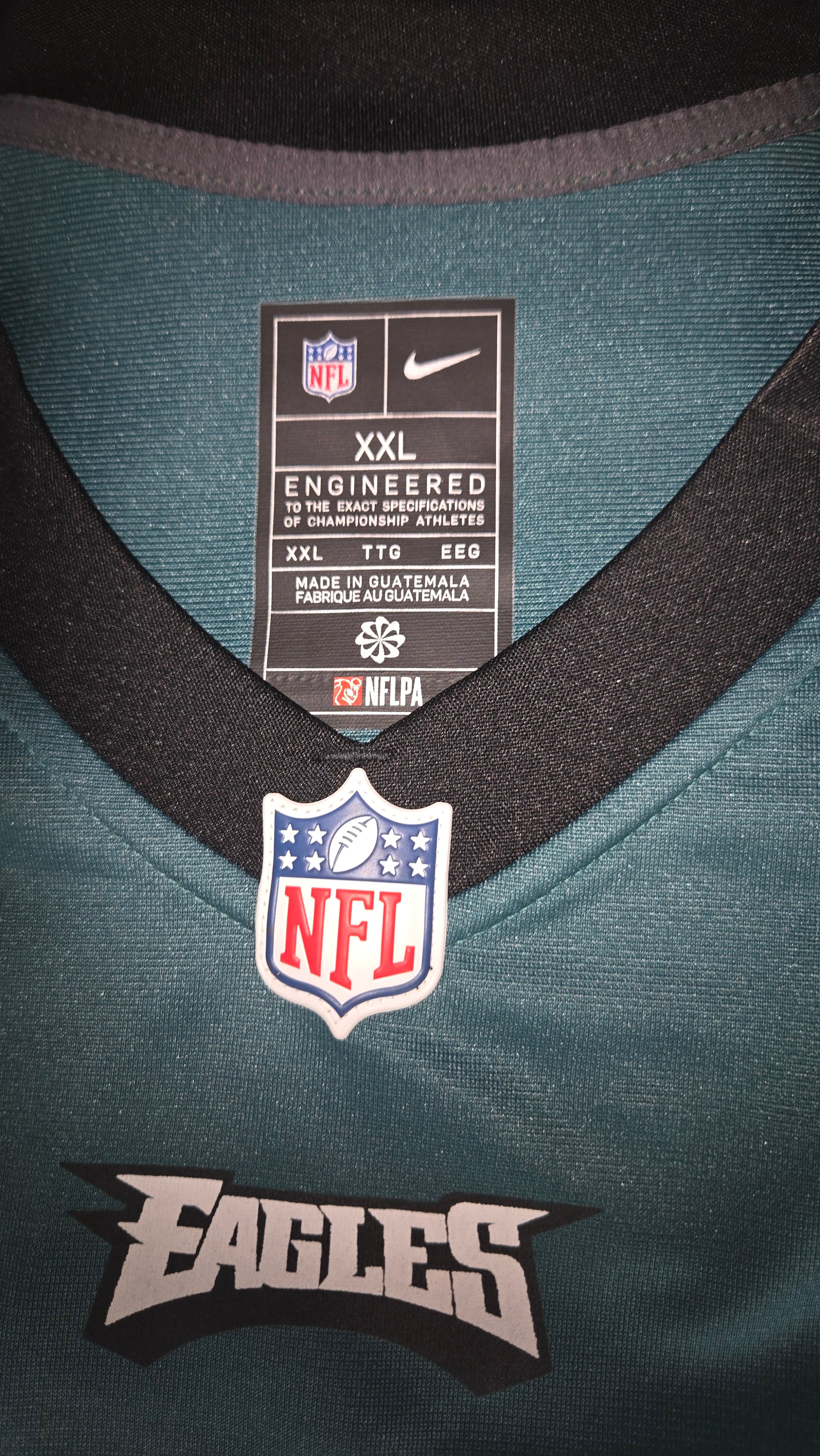 Randall Cunningham Beckett Certified Autographed Authentic Nike Jersey