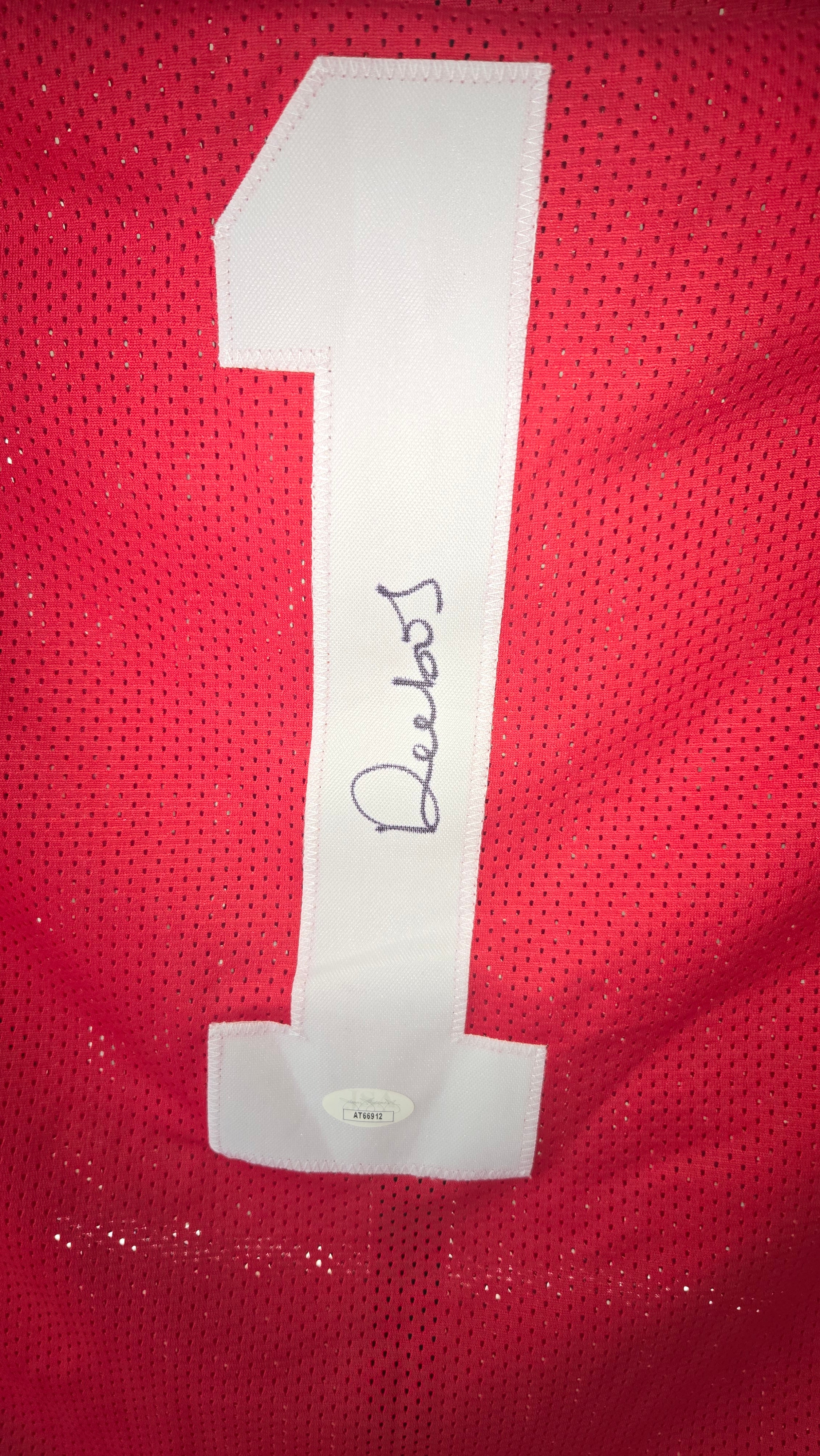 Deebo Samuel JSA Certified Autographed Custom Jersey