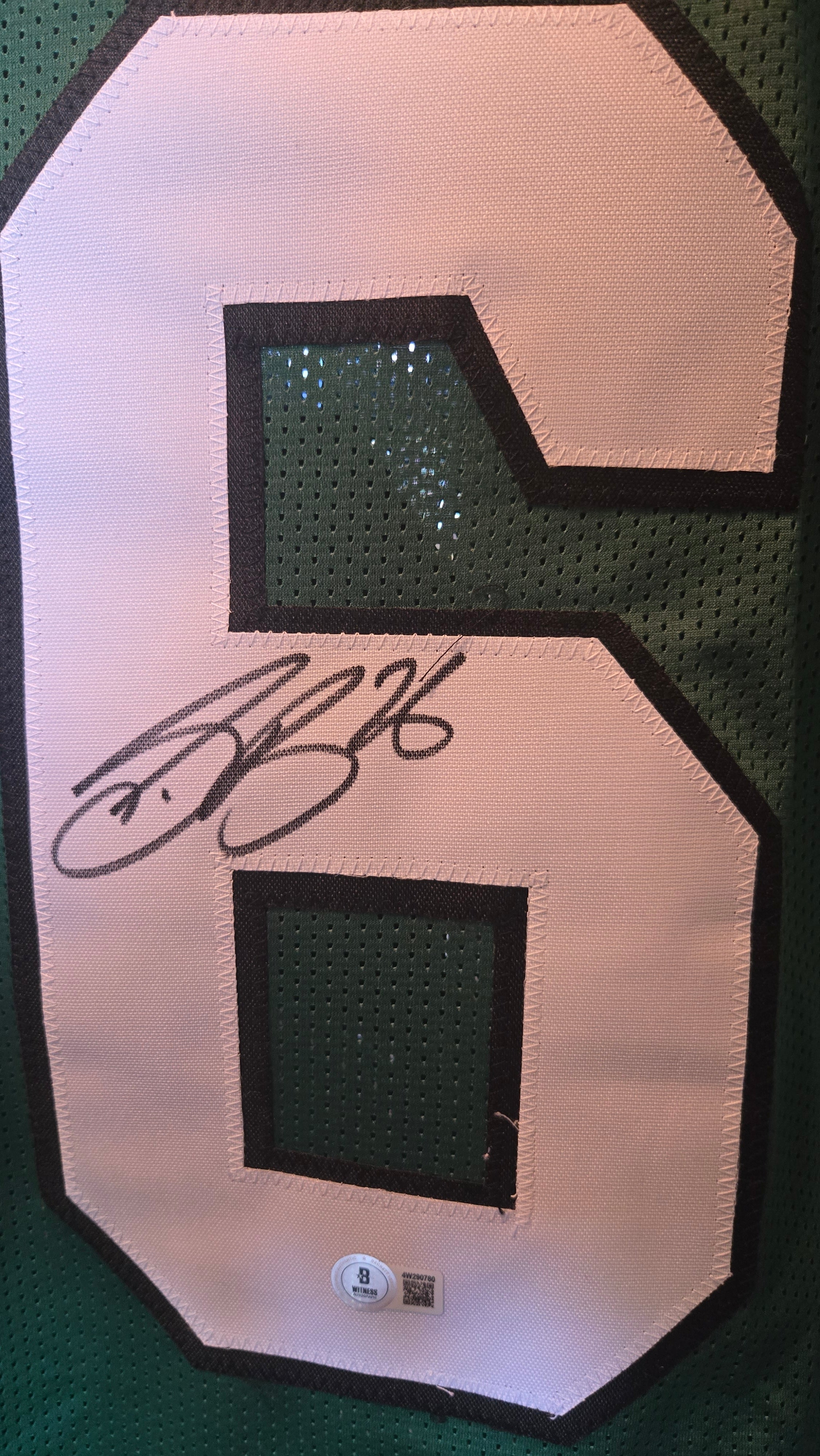 Saquon Barkley Beckett Certified Autographed Custom Jersey