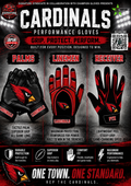 Pottsboro Cardinals Performance Football Gloves Pre-order