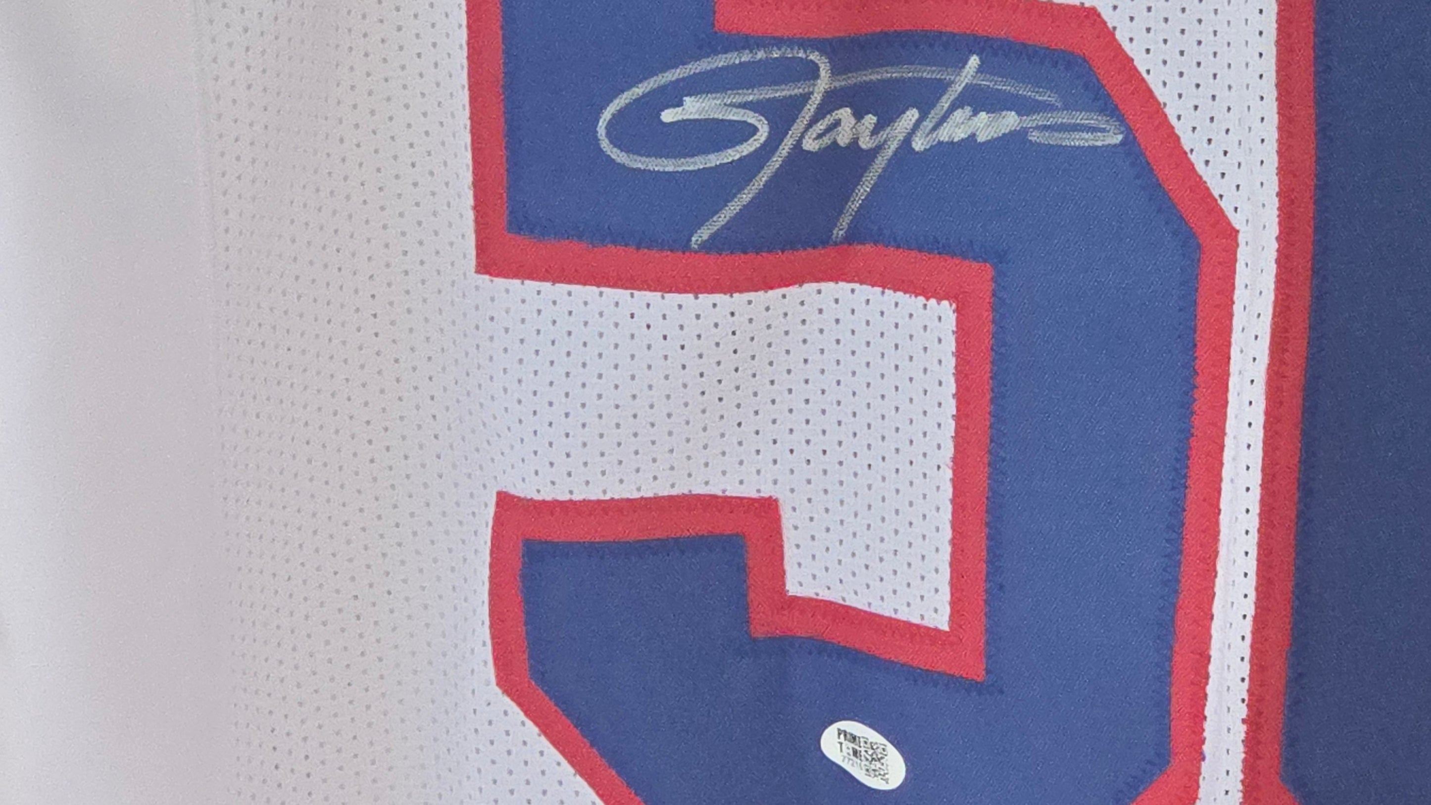 Lawrence Taylor Primetime Certified Autographed New York Giants Jersey
