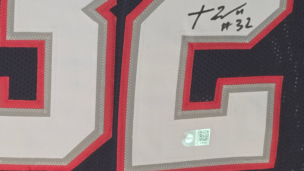 TreyVeyon Henderson SWAU Certified Autographed New England Patriots Rookie Jersey