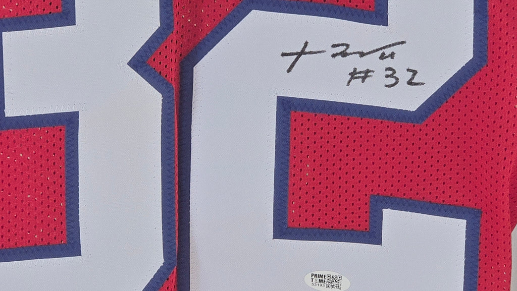 TreyVeyon Henderson Primetime Certified Autographed New England Patriots Rookie Jersey