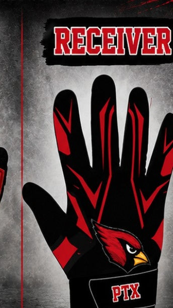 Pottsboro Cardinals Performance Football Gloves Pre-order
