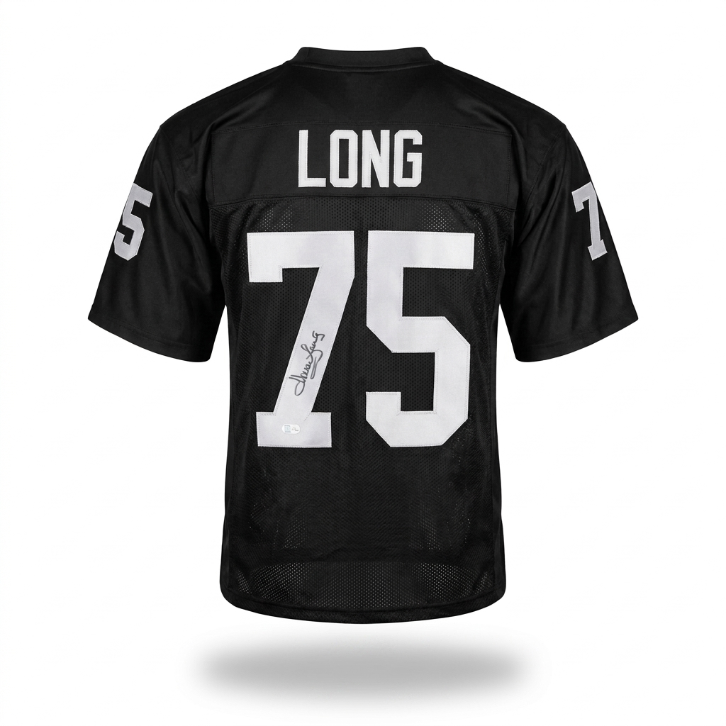 Howie Long Beckett Certified Autographed Custom Jersey