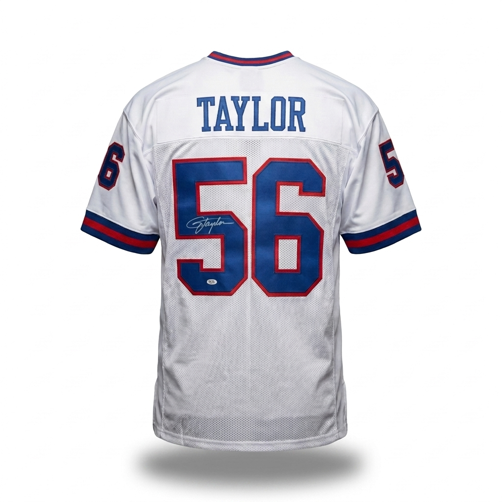 Lawrence Taylor Primetime Certified Autographed New York Giants Jersey