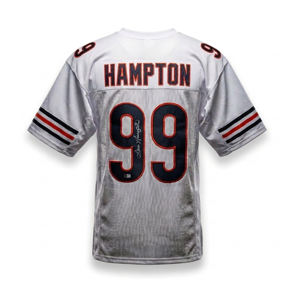 Dan Hampton Beckett Certified Autographed Custom Jersey