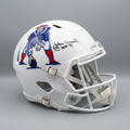John Hannah Autographed New England Patriots Riddell Speed Replica Helmet – Schwartz Sports Certified