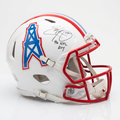 Eddie George Autographed Authentic Houston Oilers Helmet – Beckett Certified (BAS)