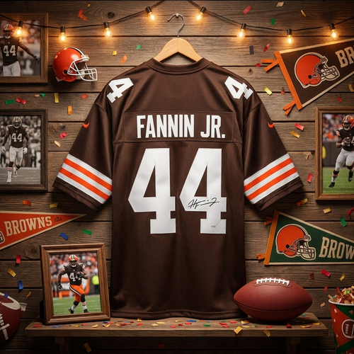 Harold Fannin Jr. Certified Autographed Jersey (JSA)