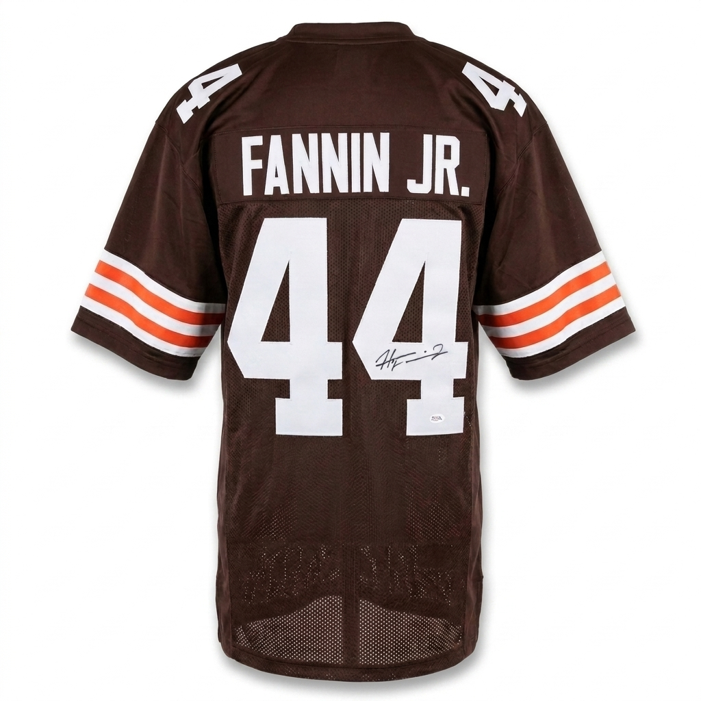 Harold Fannin Jr. Certified Autographed Jersey (JSA)