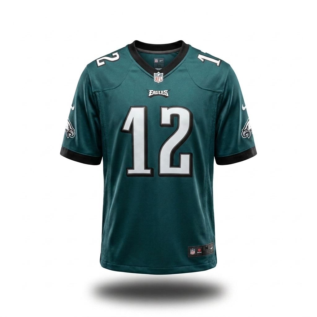 Randall Cunningham Beckett Certified Autographed Authentic Nike Jersey