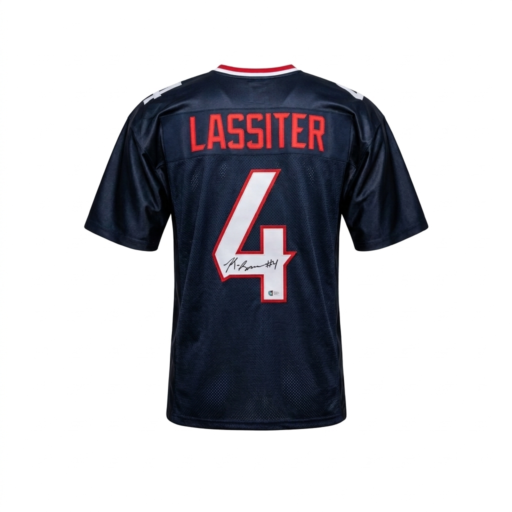 Kamari Lassiter JSA Certified Autographed Houston Texans Custom Jersey