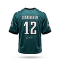 Randall Cunningham Beckett Certified Autographed Authentic Nike Jersey
