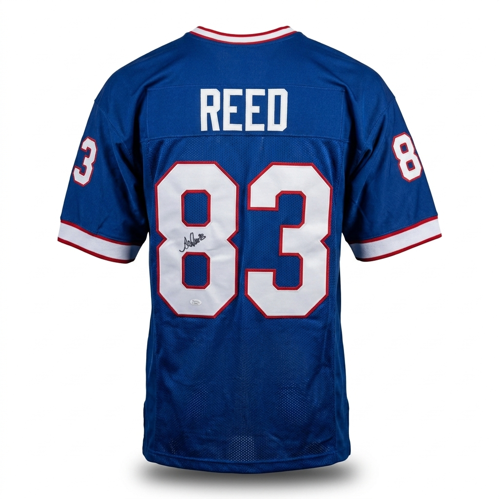 Andre Reed JSA Certified Autographed Custom Jersey