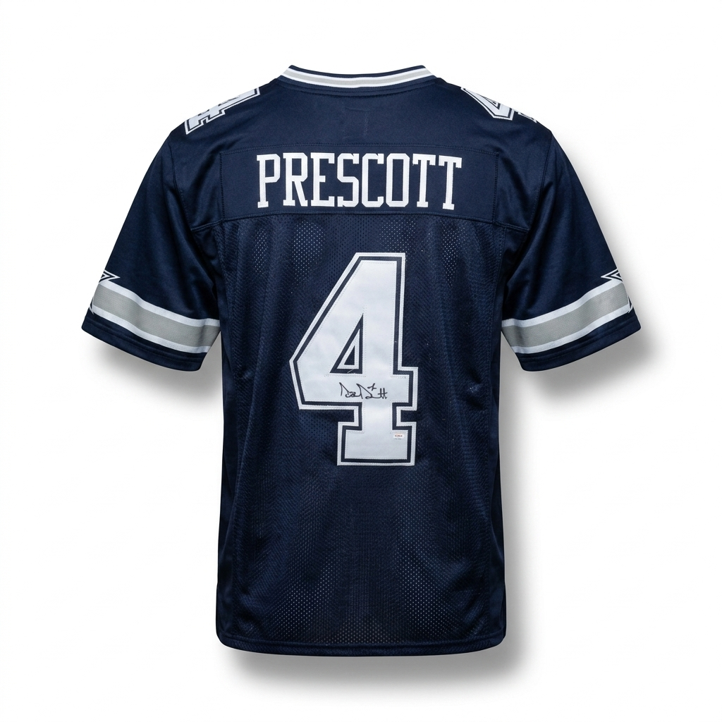 Dak Prescott Autographed Custom Jersey – PAAS Certified
