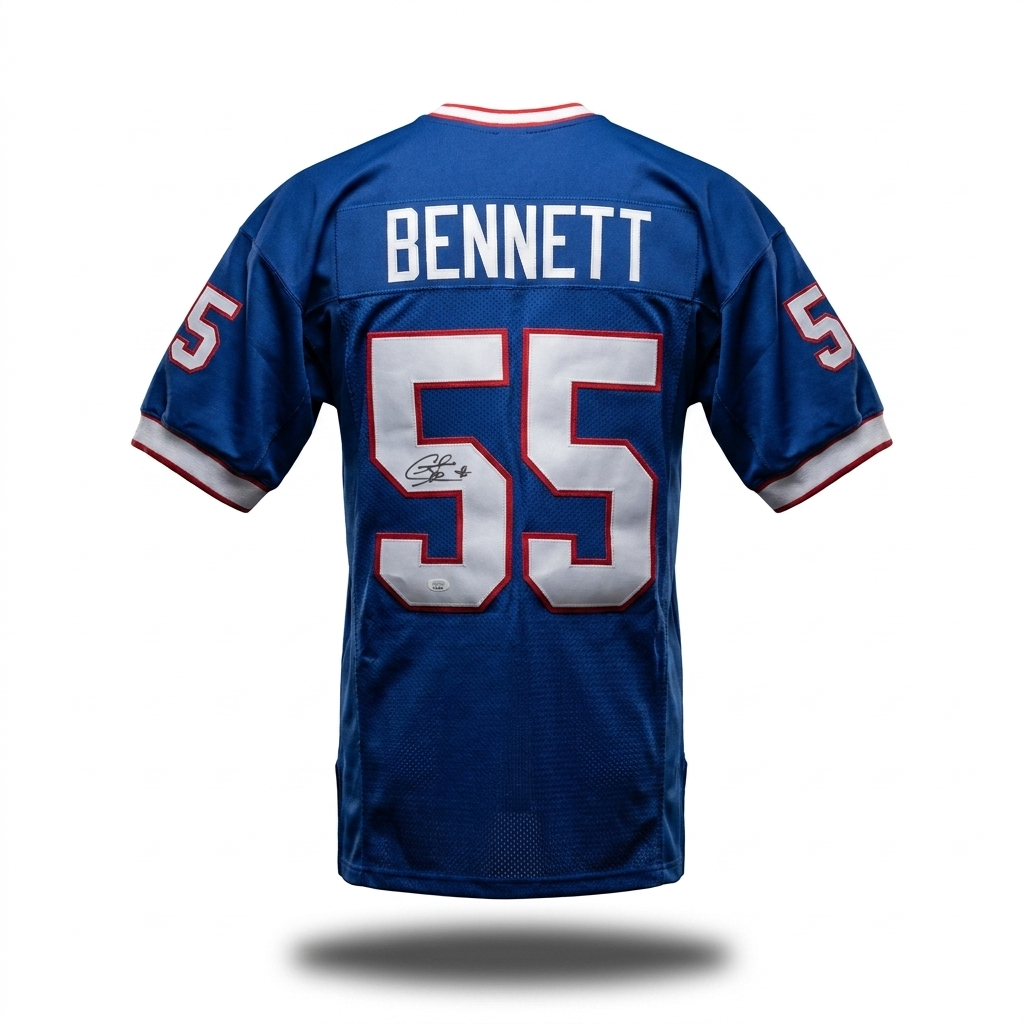 Cornelius Bennett JSA Certified Autographed Buffalo Bills Custom Jersey