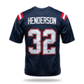 TreyVeyon Henderson SWAU Certified Autographed New England Patriots Rookie Jersey